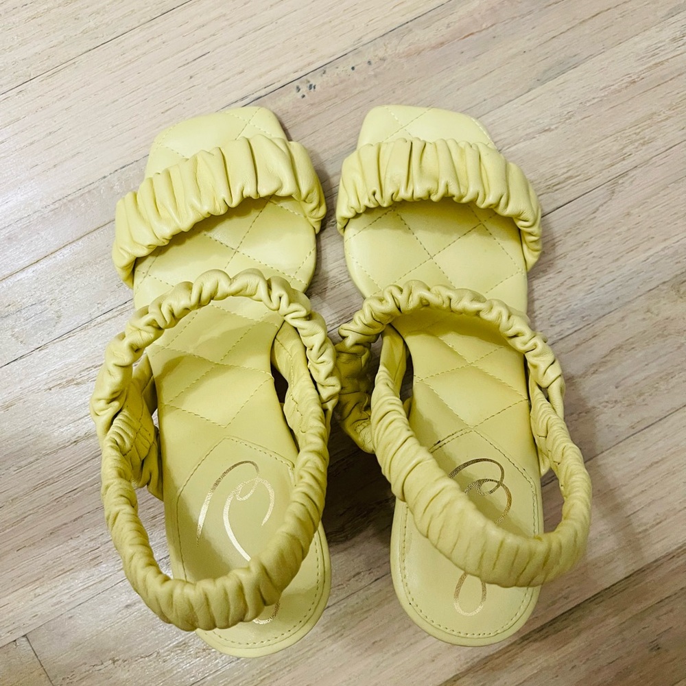Beautiful Marlena sandals, yellow pale. Sam Edelman